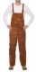 Lastuinbroek splitleder - Lava Brown XL p/st